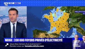 Neige : 330 000 foyers privés d'électricité (3) - 15/11