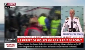 Le préfet de police de Paris Didier Lallement sur la manifestation de la place d'Italie des gilets jaunes