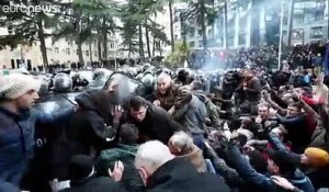 En Géorgie, les manifestants délogés