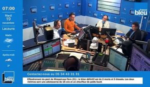 La matinale de France Bleu Occitanie - Emission du mardi 19 novembre 2019