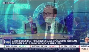 Arthur Dreyfuss (Fédération française de Télécoms) : L'attribution des fréquences 5G aux opérateurs télécoms reportée par le gouvernement à mars 2020 - 20/11