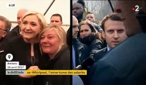 Emmanuel Macron revient à l'usine Whirlpool après sa fermeture: "Ca va être rock'n'roll, il a remis 150 personnes au chômage !"