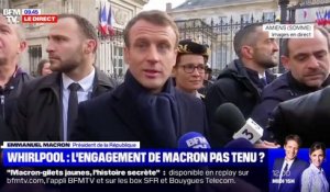 Emmanuel Macron: "Moi j'ai dit la vérité à Whirpool"