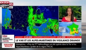 Côte d'Azur : la décrue s'amorce après les inondations (vidéo)