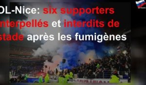 OL-Nice: six supporters interpellés et interdits de stade après les fumigènes