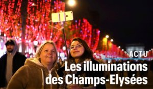 Champs-Elysées : les illuminations de noël brilleront jusqu'au 8 janvier