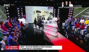 Le monde de Macron : Plus de réservation possible à compter du 5 décembre à la SNCF - 28/11