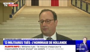 Militaires morts au Mali: "La France ne peut pas rester seule dans cette épreuve" (François Hollande)