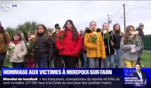 Les habitants de Mirepoix-sur-Tarn ont rendu hommage aux victimes de l'effondrement du pont