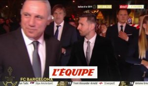 L'arrivée de Messi et de la délégation du Barça - Foot - Ballon d'Or