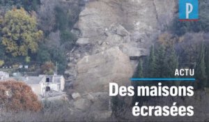 Un rocher de 3 000 m3 s’est écrasé sur un village