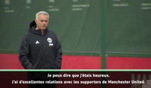 15e j. - Mourinho : "Je ne suis pas un ennemi mais les supporters d'United vont soutenir Solskjaer"