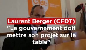 Laurent Berger à Nancy : "le gouvernement doit mettre son projet sur la table"