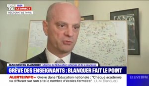 Jean-Michel Blanquer: "Ce n'est pas normal que seules 3 écoles sur 652 puissent accueillir des élèves à Paris" ce jeudi
