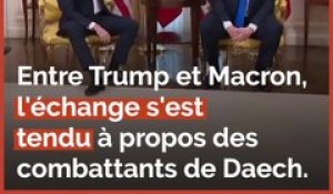 Les combattants de Daech, objet de tension (et d’ironie) entre Trump et Macron