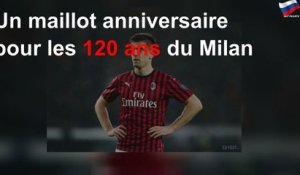 Un maillot anniversaire pour les 120 ans du Milan