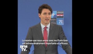 Justin Trudeau répond après la diffusion d'une vidéo dans laquelle il semble se moquer du président américain