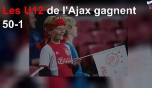 Les U12 de l&#39;Ajax gagnent 50-1