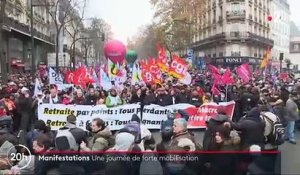 Résumé de la manifestation et de la première journée de grève le 5 décembre dans les rues de Paris