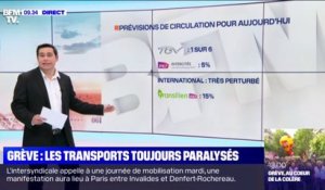 Grève: les transports toujours paralysés