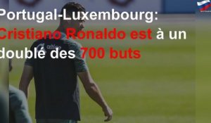 Portugal-Luxembourg: Cristiano Ronaldo est à un doublé des 700 buts