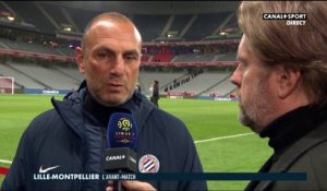 Ligue 1 Conforama - Michel Der Zakarian se confie avant Lille / Montpellier
