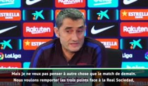 17e j. - Valverde "ne veut pas penser" au Clasico