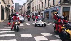 Nancy : les motards de Noël déferlent dans la ville