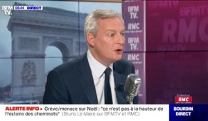 Bruno Le Maire sur l'âge pivot: "Si on peut l'améliorer, que les syndicats nous fassent des propositions et nous les accepterons"