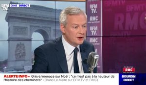 Croissance: Bruno Le Maire déclare qu'il "y a un ralentissement pour 2020 qui s'annonce"