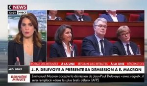 Le haut-commissaire aux retraites Jean-Paul Delevoye a présenté sa démission à Emmanuel Macron, qui l'a acceptée "avec regret"