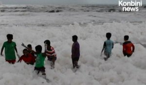 Quand la mer indienne se transforme en mousse hyper toxique | One Minute News