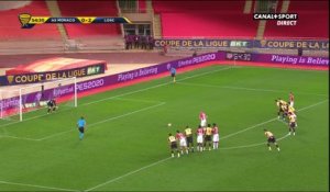 Coupe de la Ligue - Monaco / Lille : le penalty arrêté par Leo Jardim !
