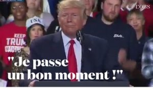 Trump réagit à l'"impeachment" : "Je passe un bon moment"
