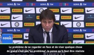 Inter: 15e j. - Conte : "42 points malgré des problèmes importants"