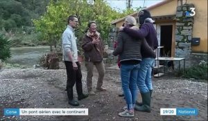 Corse : un pont aérien après la tempête