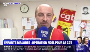 Enfants malades: opération de Noël pour la CGT à Toulouse