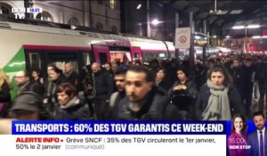 Grève des transports: 60% des TGV fonctionneront ce week-end