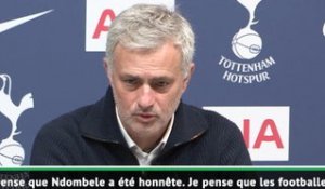 20e j. - Mourinho: "Ndombele a été honnête"