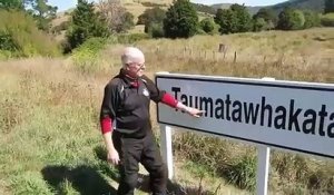 Le nom de ce lieu de Nouvelle-Zélande est long... très long