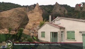 Intempéries dans le Sud : le village des Mées toujours marqué par la chute d'un rocher des "Pénitents"