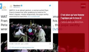 Face à une fidèle, le pape François s'agace, puis s'excuse