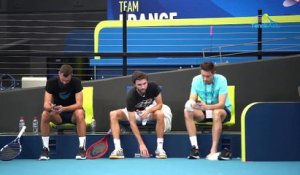 ATP Cup 2020 - La Team France en Australie du capitaine Gilles Simon qui a endossé un costume inhabituel !