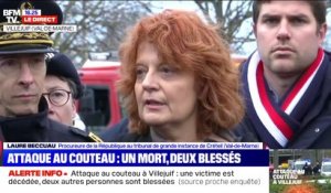 Attaque au couteau à Villejuif: la procureure de la République de Créteil affirme que "le mis en cause a tenté de s'attaquer à d'autres victimes"