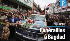 Bagdad : Des milliers d'Irakiens rassemblés pour les funérailles de Soleimani