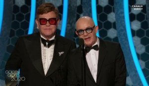 Standing ovation pour Elton John et Bernie Taupin - Golden Globes 2020
