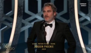 Joaquin Phoenix - Meilleur acteur avec "Le Joker" - Golden Globes 2020