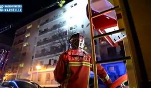 Vidéo de l'incendie - Facebook @BataillonMarinsPompiersMarseille