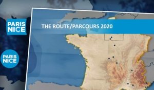 The route / Parcours - Paris-Nice 2020