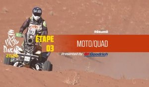 Dakar 2020 - Étape 3 (Neom / Neom) - Résumé Moto/Quad